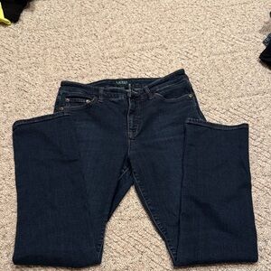 Ralph Lauren Women's Dark Blue Straight Leg Jeans